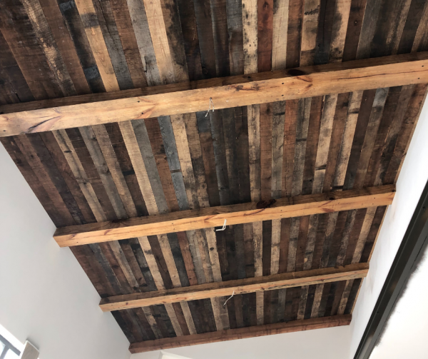 Custom Home New Home Construction Wood Ceiling